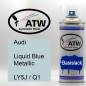 Preview: Audi, Liquid Blue Metallic, LY5J / Q1: 400ml Sprühdose, von ATW Autoteile West.